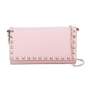 2018新作 ヴァレンティノスーパーコピー VALENTINO Rockstud chain wallet ヴァレンティノ★財布