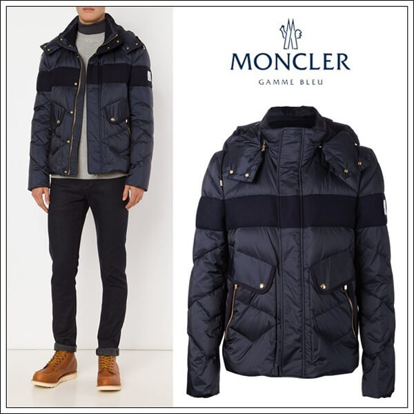 新作★国内発関税込【MONCLER GAMME BLEU】メンズ★超軽量ダウン