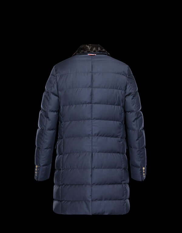 MONCLER GAMME BLEU2016/17秋冬新作ウール素材ダウンコート