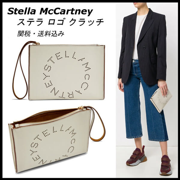 ＊ステラマッカートニースーパーコピー STELLA MCCARTNEY＊ステラ ロゴ クラッチ