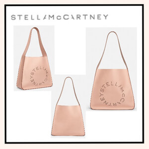 ステラマッカートニースーパーコピー STELLA MCCARTNEY ステラ ロゴ ホーボー バッグ☆便利なポーチ付き  ピンク502789W99236802