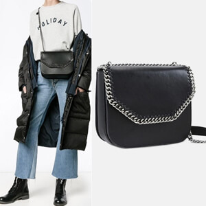 【ステラマッカートニースーパーコピー STELLA MCCARTNEY】Falabella Box Crossbody ブラック 455139W99561063