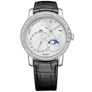 ハリーウィンストンスーパーコピー HARRY WINSTON MIDAMP42WW004 ミッドナイト デイト ムーンフェイズ オートマティック 42mm