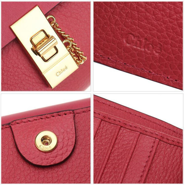 2018-19AW クロエ財布スーパーコピー CHLOE DREW COMPACT WALLET/DREAMY 3P 080 5 H8J BHZ