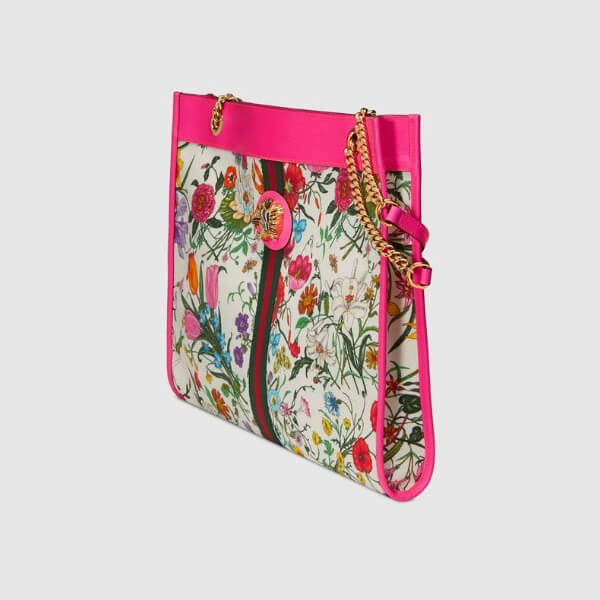 グッチ 19SS Borsa shopping Rajah misura grande 花柄 トート