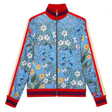 グッチ★19春夏★フローラル スポーツジャケット FLORA TECHNICAL JERSEY JACKET