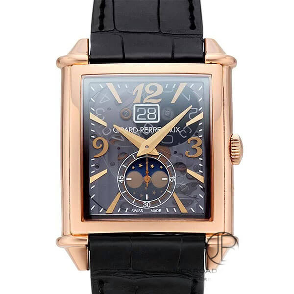 ジラール・ペルゴ GIRARD PERREGAUX ヴィンテージ 1945 XXL ラージデイト ムーンフェイズ 25882-52-222-BB6B