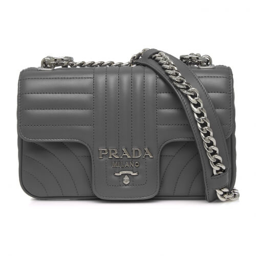 2018-19新作素敵 PRADA プラダスーパーコピー ダイアグラム レザーショルダーバッグ 1BD107 2D91 F0XJG