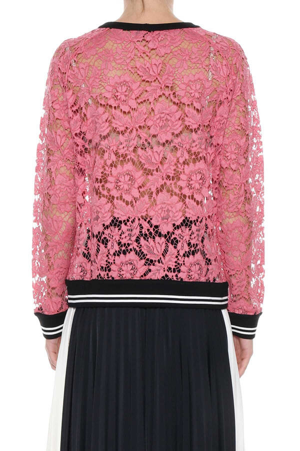 ヴァレンティノVALENTINO lovely スウェット トレーナー Heavy Lace スウェットシャツ ヘビー レース Sweat Shirt