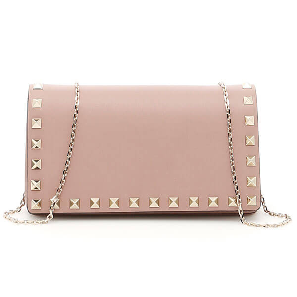 VALENTINO ロックスタッズ付き クラッチバッグ ショルダー PW2P0372BOL