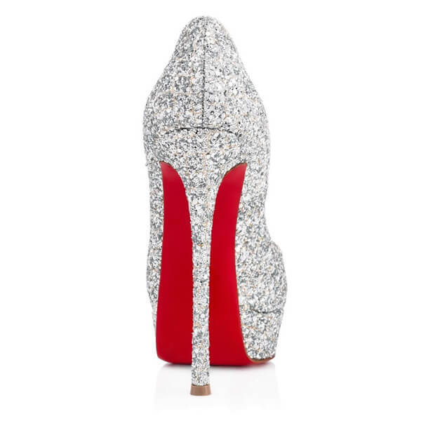 2019新作限定★CHRISTIAN LOUBOUTIN クリスチャン ルブタンコピー★ため息ゴージャス  Fetish Peep シルバー