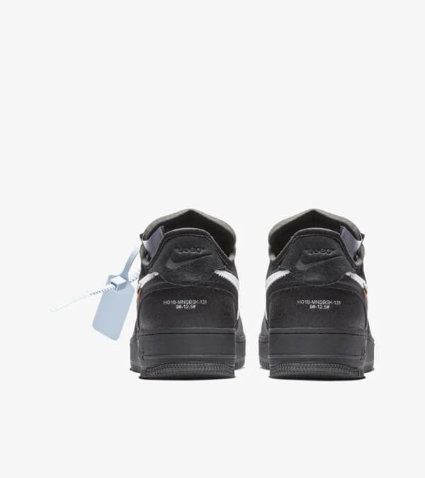 the ten OFF-WHITE ナイキAIR FORCE 1 LOW BLACK AO4606-001