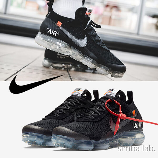 安心の返品対応可！OFF-WHITE × ナイキスーパーコピー Air Vapor Max Black ヴェイパーマックス