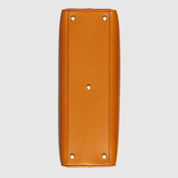 2019新作入荷大人気★グッチスーパーコピー★ レザー medium トップ ハンドバッグ orange