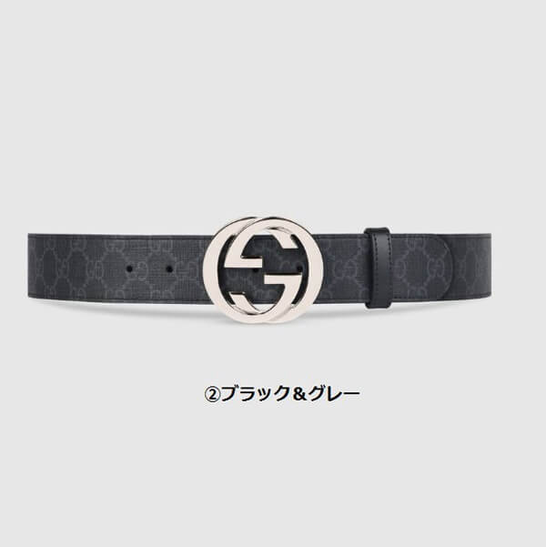 2019春夏新作 グッチスーパーコピー GGスプリーム レザーベルト