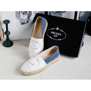 PRADAプラダ LOGO STITCHES ESPADRILLE 1S619I-3KBO-F0K1H