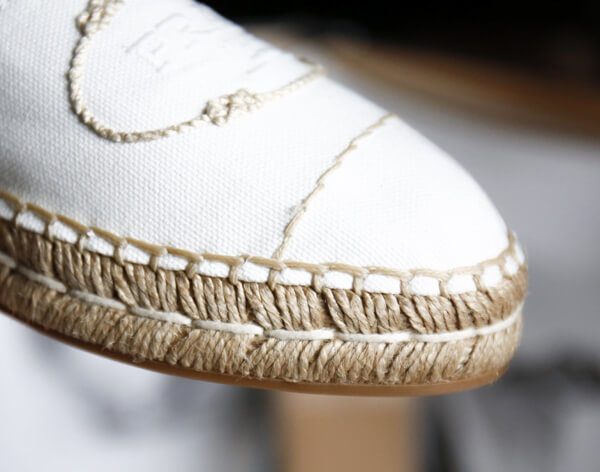 PRADAプラダ LOGO STITCHES ESPADRILLE 1S619I-3KBO-F0K1H