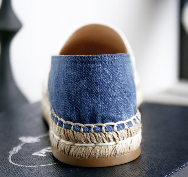 PRADAプラダ LOGO STITCHES ESPADRILLE 1S619I-3KBO-F0K1H