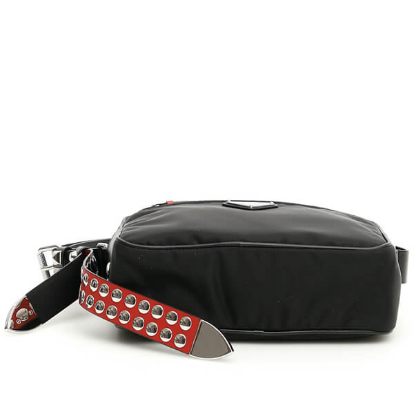 プラダ PR1109 STUDDED NYLON SHOULDER BAG 1BC167