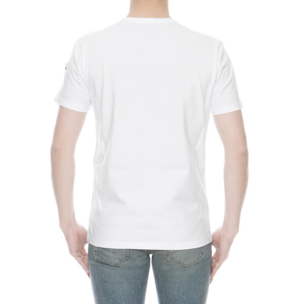 モンクレール MONCLER Tシャツ メンズ 8037250 8390T 001 半袖Tシャツ WHITE ホワイト