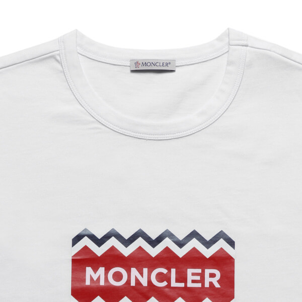 モンクレール MONCLER Tシャツ メンズ 8037250 8390T 001 半袖Tシャツ WHITE ホワイト