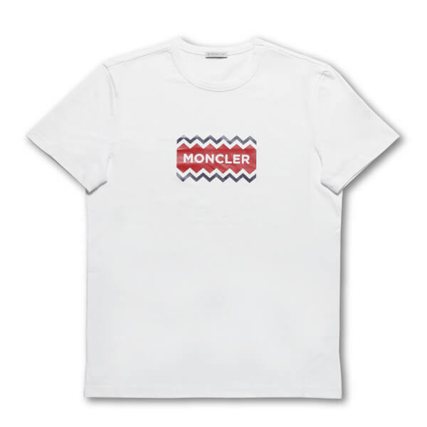 モンクレール MONCLER Tシャツ メンズ 8037250 8390T 001 半袖Tシャツ WHITE ホワイト