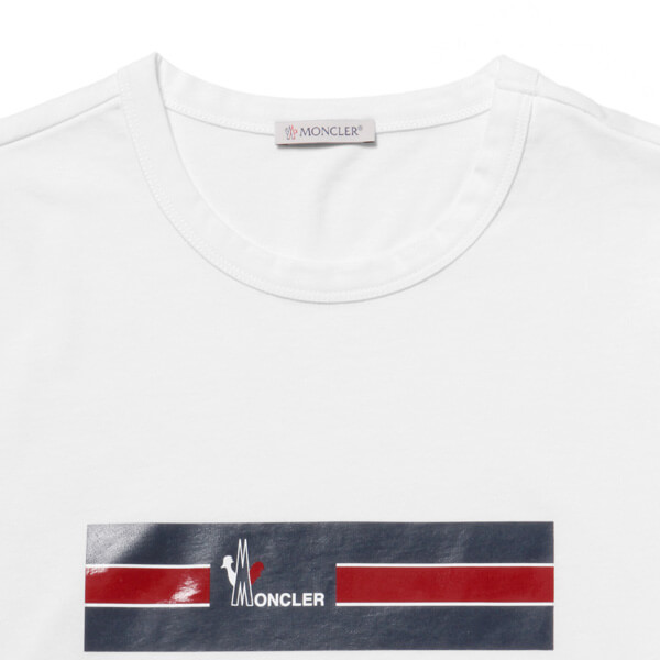 モンクレール MONCLER Tシャツ メンズ 8037150 8390T 001 半袖Tシャツ WHITE ホワイト