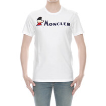 モンクレール MONCLER Tシャツ メンズ 8041850 8390T 001 半袖Tシャツ WHITE ホワイト