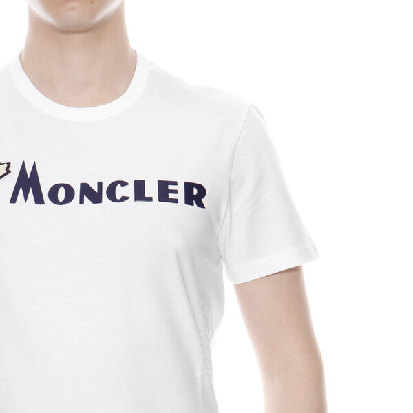 モンクレール MONCLER Tシャツ メンズ 8041850 8390T 001 半袖Tシャツ WHITE ホワイト