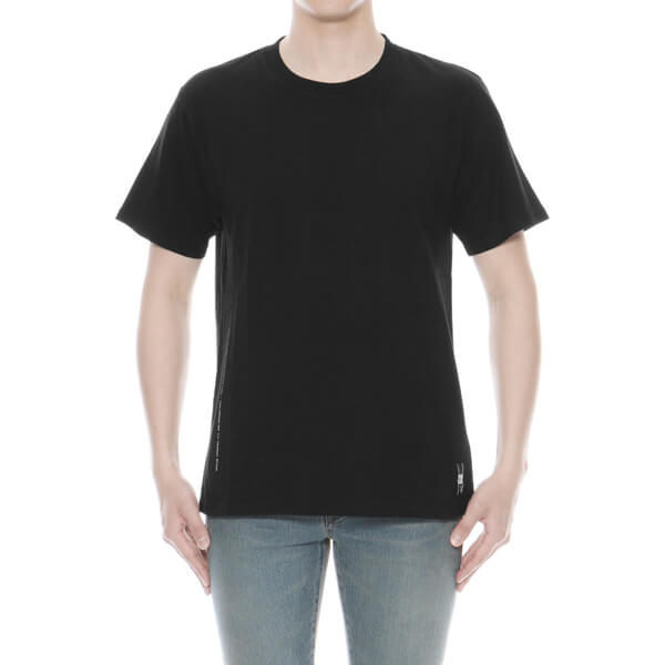 モンクレール MONCLER Tシャツ メンズ 8039850 8391Q 999 半袖Tシャツ BLACK ブラック