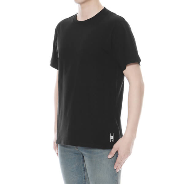 モンクレール MONCLER Tシャツ メンズ 8039850 8391Q 999 半袖Tシャツ BLACK ブラック