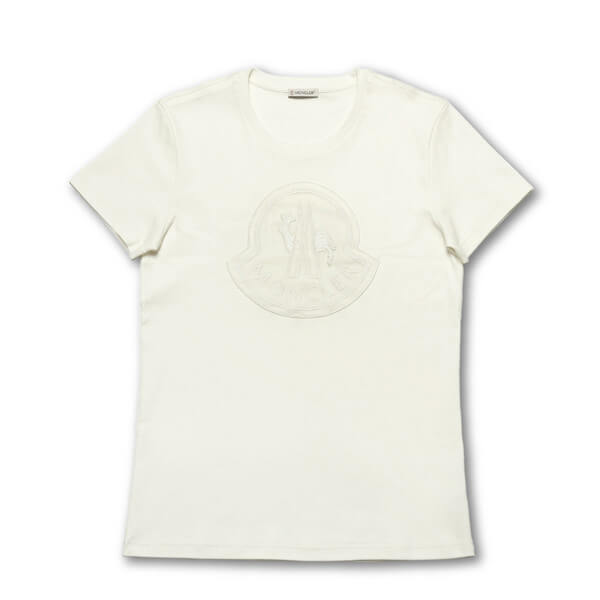 モンクレール MONCLER Tシャツ レディース 8059200 8391N 035 半袖Tシャツ WHITE ホワイト