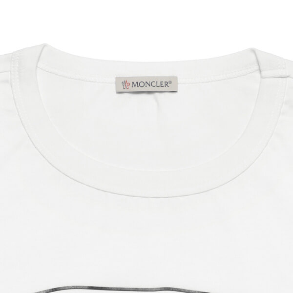 モンクレール MONCLER Tシャツ レディース 8085150 8390X 001 半袖Tシャツ WHITE ホワイト