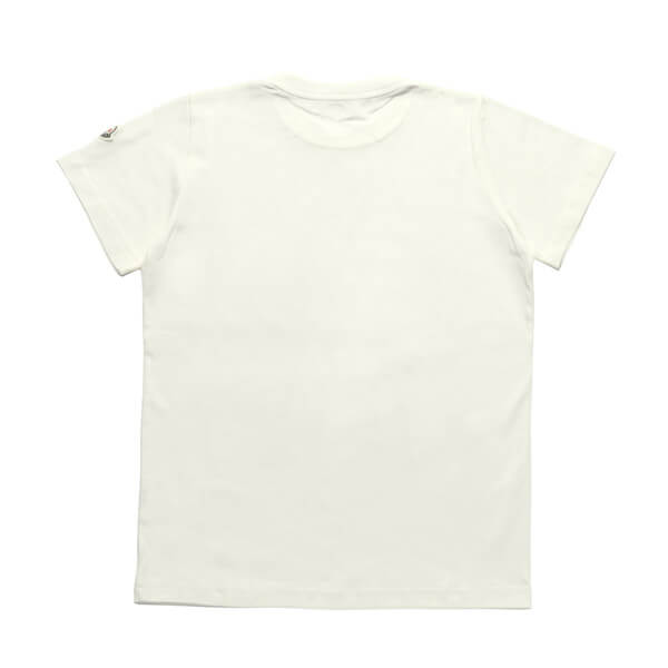 モンクレール MONCLER Tシャツ キッズ ボーイズ 8023750 83907 034 半袖Tシャツ WHITE ホワイト