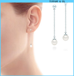 2019新色 日本完売Gift大切な方へのTIFFANY&CO.ドロップパールピアス6-7mm