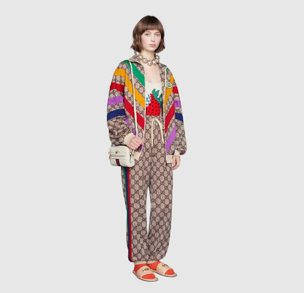 【19AW】グッチストロベリー プリント スイムコスチューム 562025XJA05