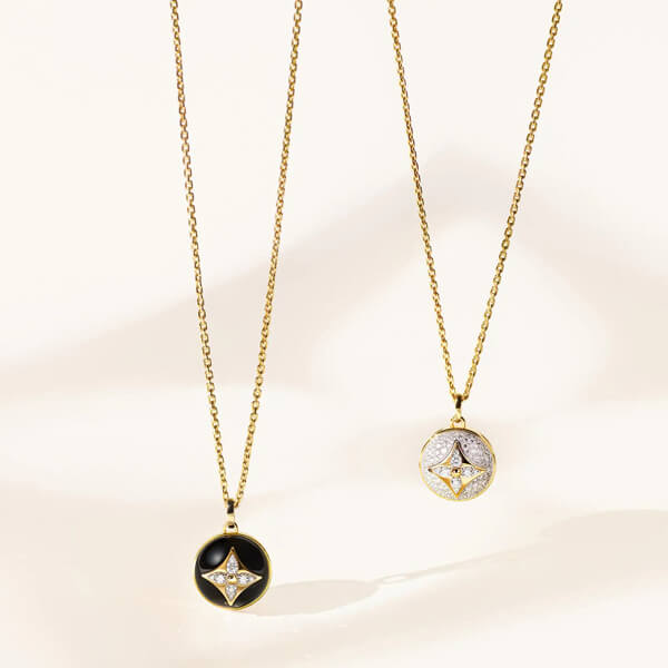 ルイヴィトンコピー B blossom★煌めく メダリオンnecklace Q93758