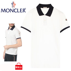 モンクレールスーパーコピー MONCLER 半袖 襟裏ロゴ ポロシャツ