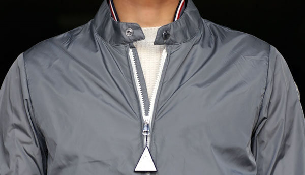 MONCLER 2019 MIROIR トリコロールライン ブルゾン GRAY ジャケット