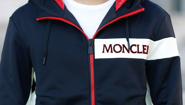 MONCLER 2019 異素材MIXダブルフードジップアップパーカー