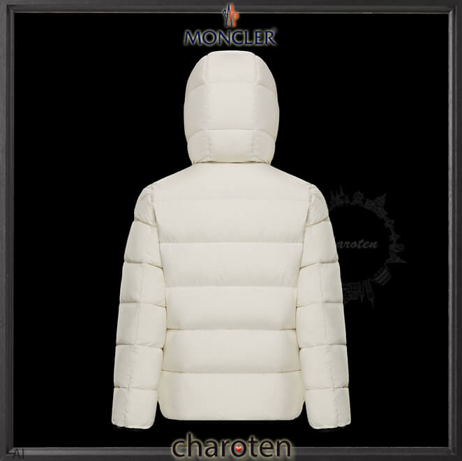 関税送料込 MONCLER DUBOIS ダウンジャケット フードにビッグロゴ☆こなれた感じ