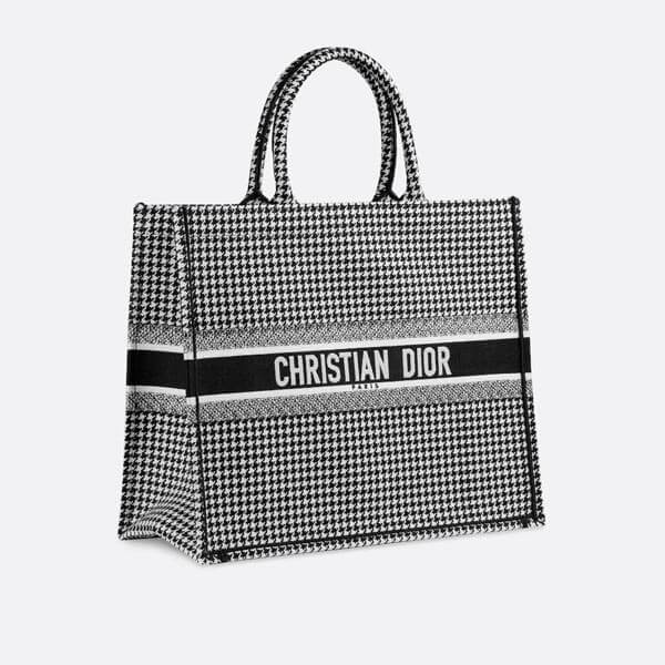 【人気商品】ディオールスーパーコピー*19AW*ディオール BOOK TOTE＊千鳥格子 ビッグ トートバッグ