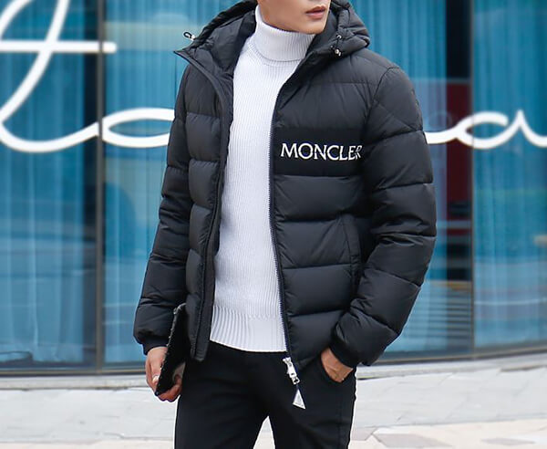 【関税負担】 MONCLER LOGO PADDED JACKET