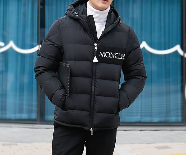 【関税負担】 MONCLER LOGO PADDED JACKET