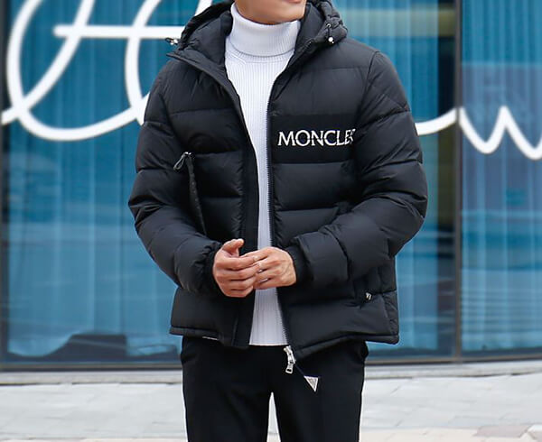 【関税負担】 MONCLER LOGO PADDED JACKET