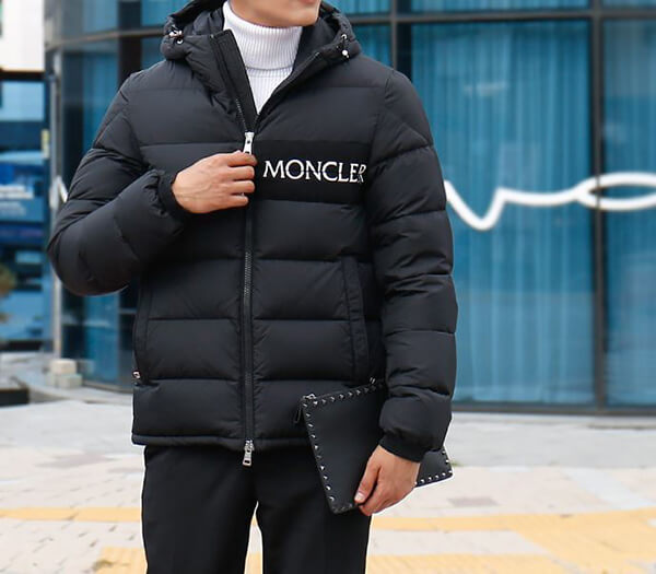 【関税負担】 MONCLER LOGO PADDED JACKET