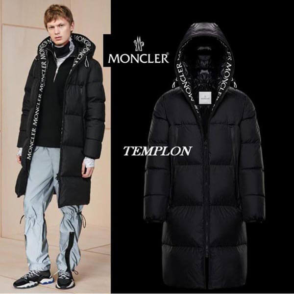 19/20秋冬新作 モンクレールスーパーコピー MONCLER TEMPLON ロングダウンジャケット カップルで共有も☆ロゴをチラ見せ TEMPLON