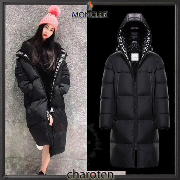 19/20秋冬新作 モンクレールスーパーコピー MONCLER TEMPLON ロングダウンジャケット カップルで共有も☆ロゴをチラ見せ TEMPLON