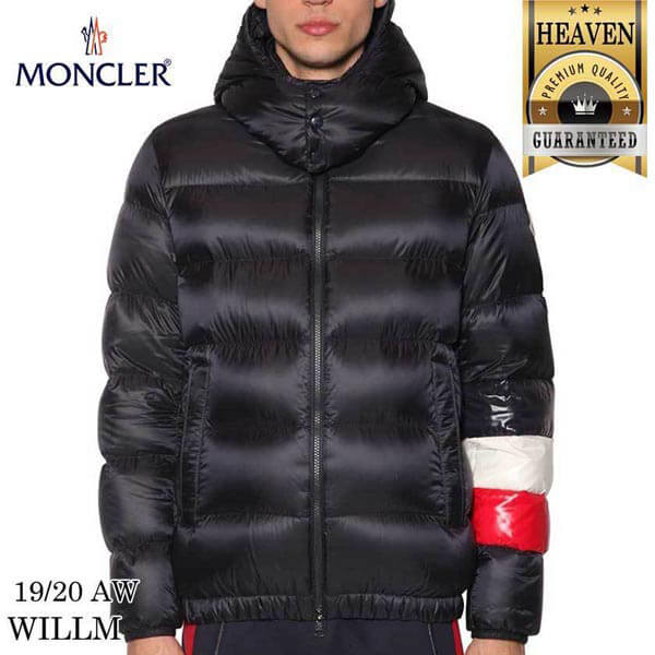 19/20秋冬新作 MONCLER モンクレールスーパーコピー Willm 配色 ダウンジャケット レッド 4135585C0104742