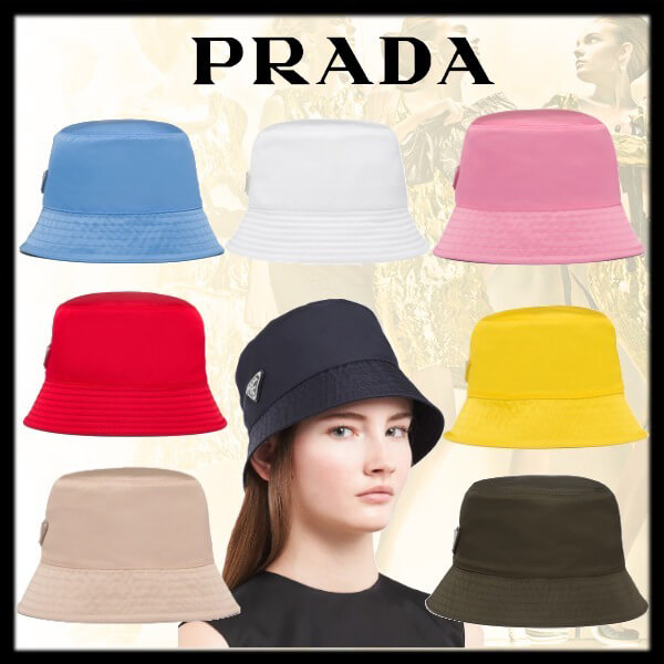 2020 新作大人気【PRADA】Prada プラダスーパーコピー ロゴバケットハット 2HC137_2B15